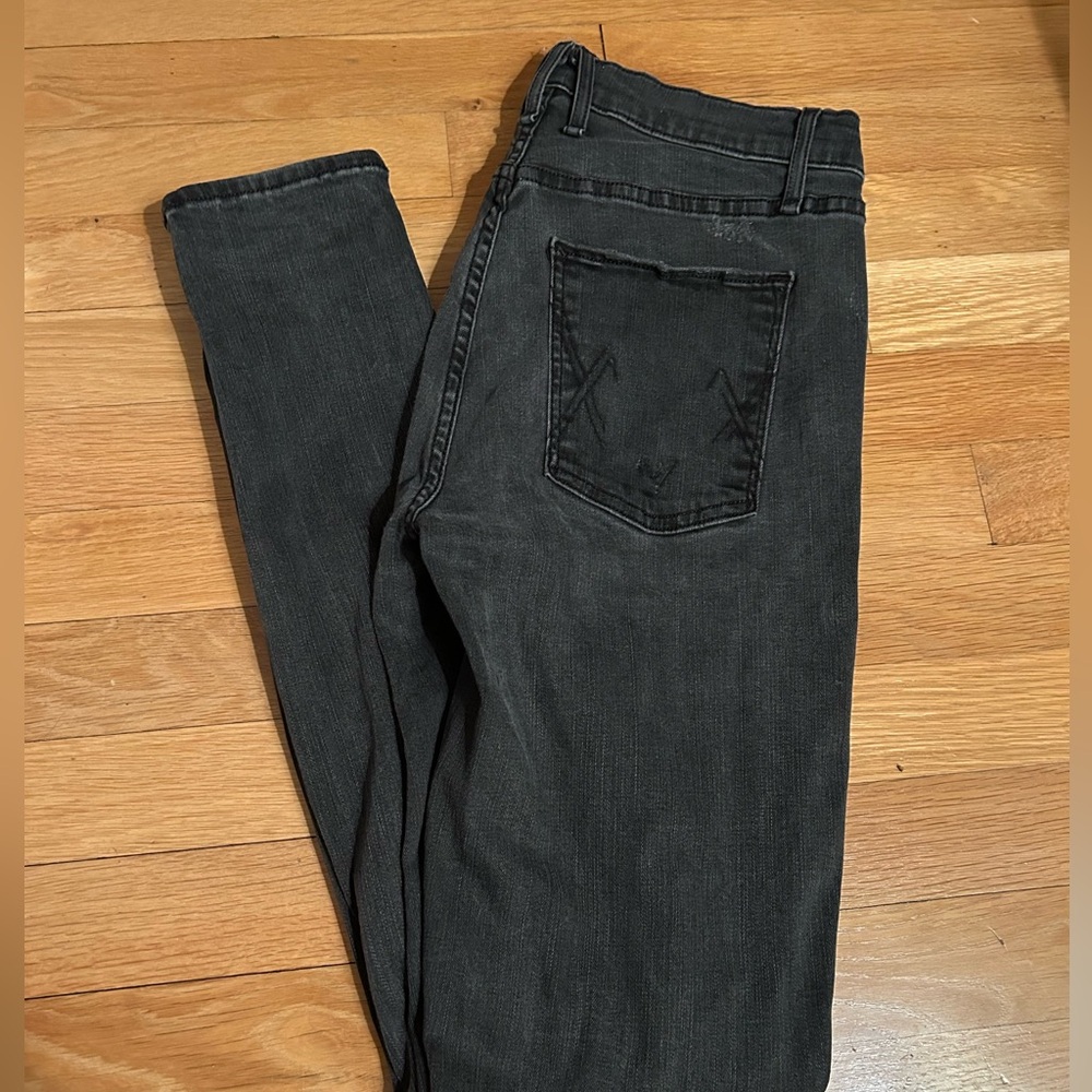 McGuire Black Distressed Skinny Jean